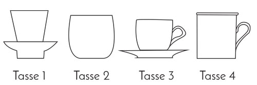 Modèles de tasses du Bar à Tasses